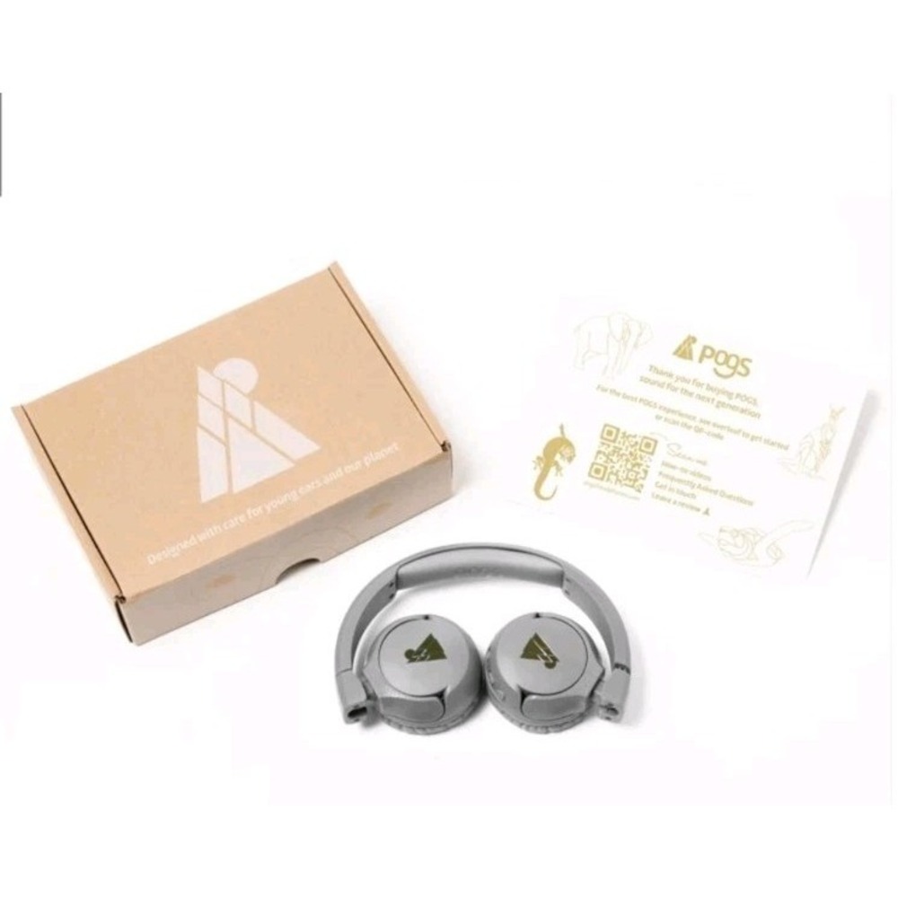 POGS The Gecko 2  Wireless  Noise Cancelling Over The Ears Bluetooth Headphones